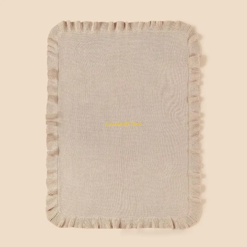 WXTD الخريف شتاء بطانية الطفل حافة الحافة بطانية مريحة القطن عربات التريكو تغطي رمي سرير الأطفال