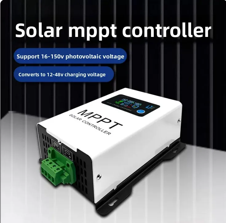 16-150V Solar MPPT Charge Controller 12-48V Auto Step Down Buck Regulator for Lithium Gel Lead Acid Home PV System