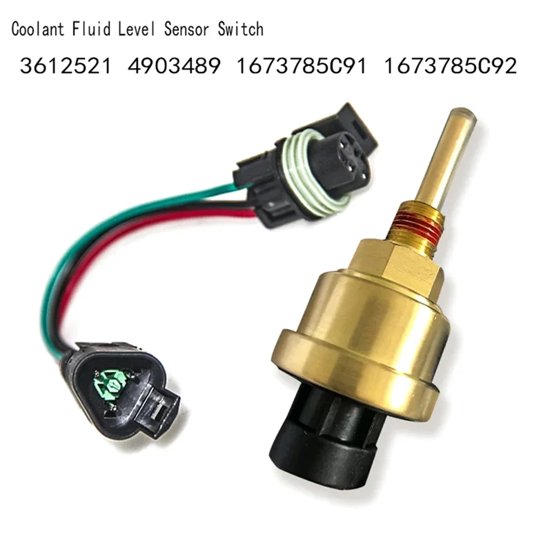 

Portable 3612521 Coolant Fluid Level Sensor Switch For Cummins L10 M11 ISM N14 ISX PAI 4903489 1673785C91 1673785C92
