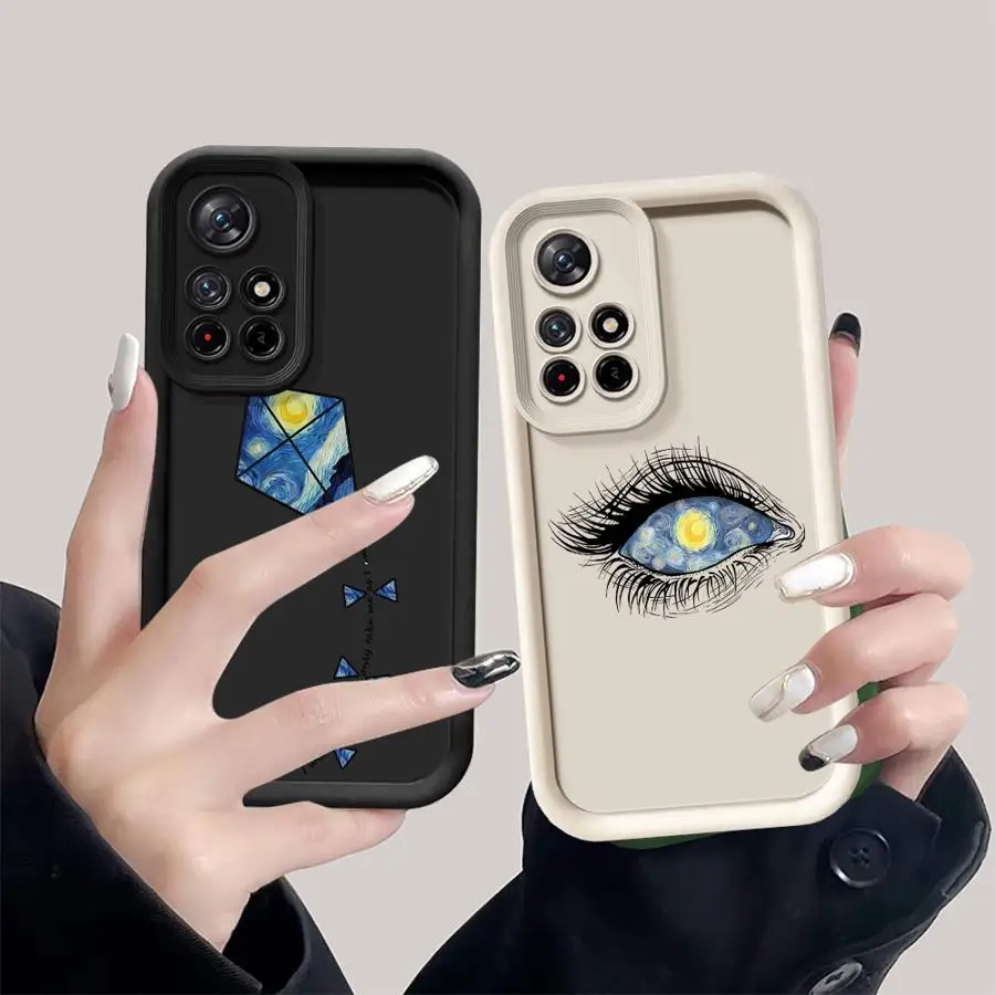 Van Gogh Design Soft Shell Case für Xiaomi Poco C50 X3 Pro C61 C51 X3 NFC