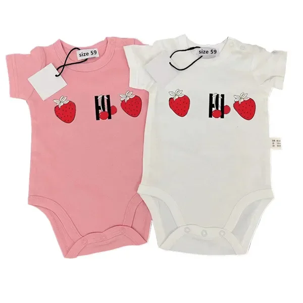 

Summer Baby Jumpsuit Strawberry Pattern Newborn Boys Girls Romper Baby Jumpsuit Kid Clothes