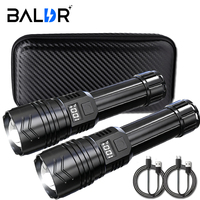 High Strong Power Led Flashlights 2000LM Tactical Torch with Display Light Rechargeable Camping Fishing Emergency Zoom Lantern