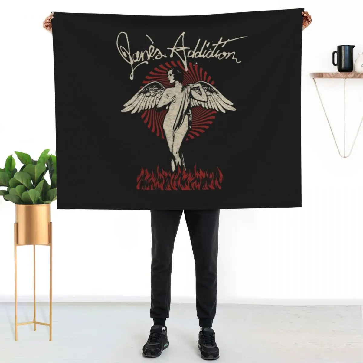 Janes Addiction Art Throw Blanket bed plaid Luxury Brand christmas decoration Luxury Bed Fashionable Decorative Sofas Blankets
