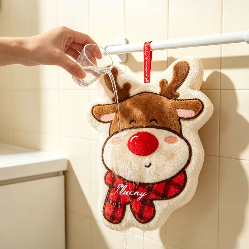 Christmas Hand Towels, Absorbent Kitchen Decor