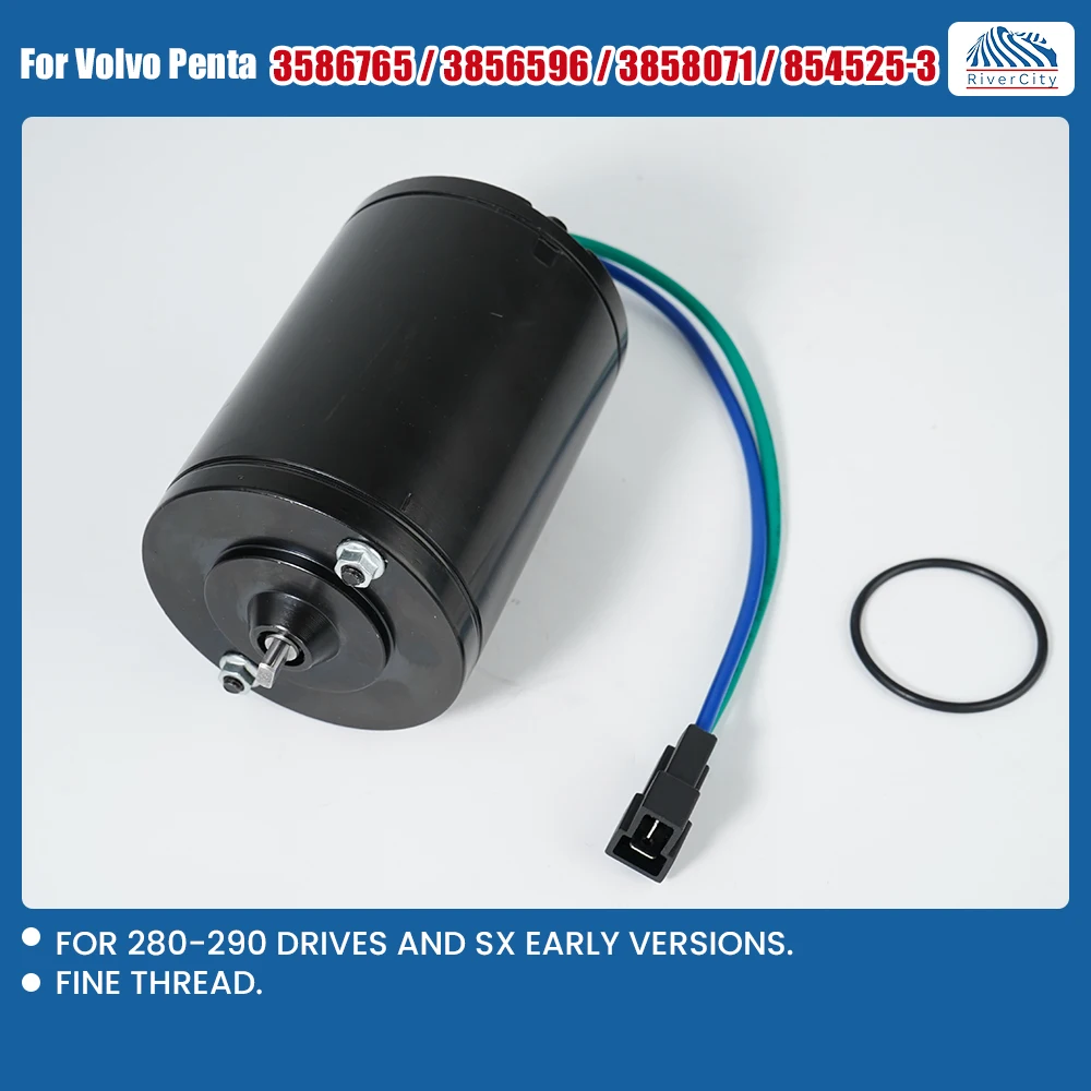 

Tilt&Trim Motor 3586765 3856596 Tilt Trim Motor For Volvo Penta, OMC For 280-290 drives and SX early versions Fine thread