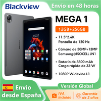 Blackview MEGA 1 Helio G99 12 GB RAM 256 GB ROM 11,5 tablet with 2,4 K screen and 120 Hz camera 50 MP 8800mah battery