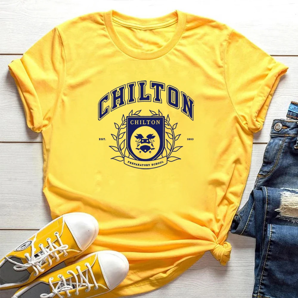 Gilmore Girls T-shirt Chilton School Chilton Est 1803 Shirt G Girls Rory Chilton Alumni Tees Short Sleeve Tv Shirts Fans Merch