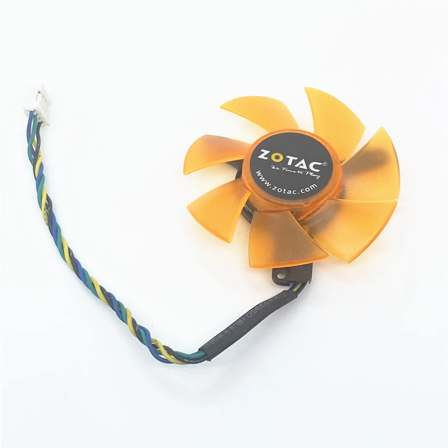 Видеокарта для ZOTAC Fan Blade 45 мм, Тихая Бесшумная, шаг отверстия 39 мм, 12 В, 4 контакта, 45 мм, 47 мм