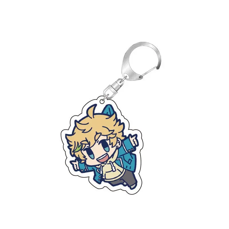 Ensemble Stars KeyChain Men Anime Key Chain Women Tori Himemiya Acrylic Car Cosplay Japan Key Ring Ran Nagisa Pendant Party Kid