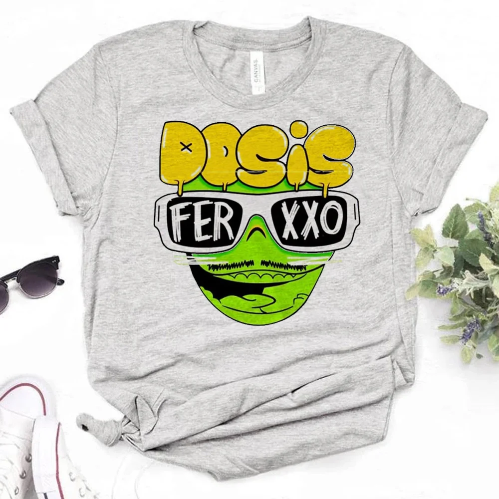 Feid Ferxxo Tee women summer comic t shirt girl Japanese manga y2k clothing