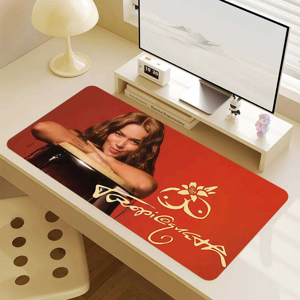 K-Karol G Tropicoqueta Mouse Pad Non-slip Lockedge Gaming Desktop MousePad Large Thickened Comfort Office Student