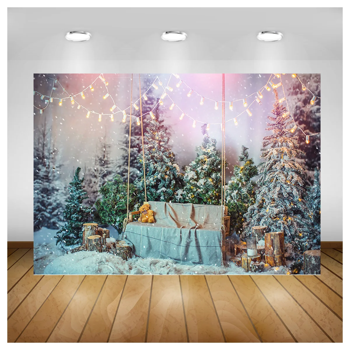 

SHUOZHIKE Christmas Party Decor Backdrop Baby Tree Photography Background Photocall Photographic Prop Photo Studio SDJ-03