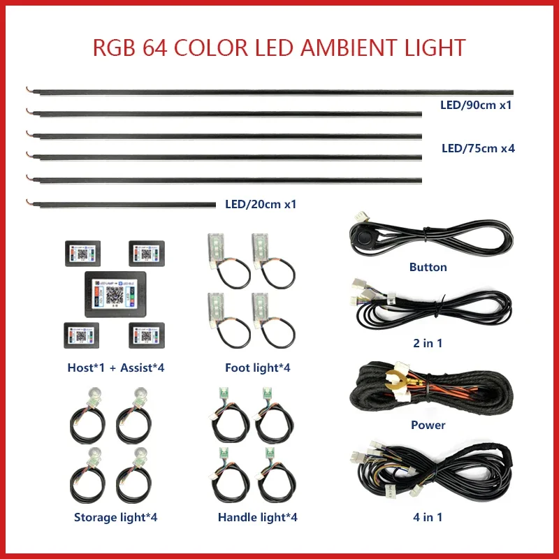 FILIPLI Auto Acryl Led Innen Umgebungs Lichter Dekorative Beleuchtung Kits Für Bmw 5Serie F10 F11 F07 F18 G30 G38 Zubehör App Steuerung 7