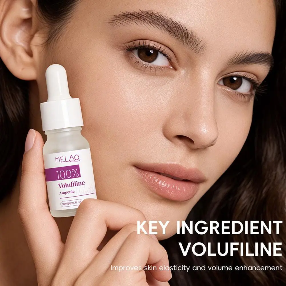 100% Pure Volufiline Plumping Ampoule Serum, Skin Care Essential for Facial Volume & Even Skin Tone, Fast-Absorbing Hydrating