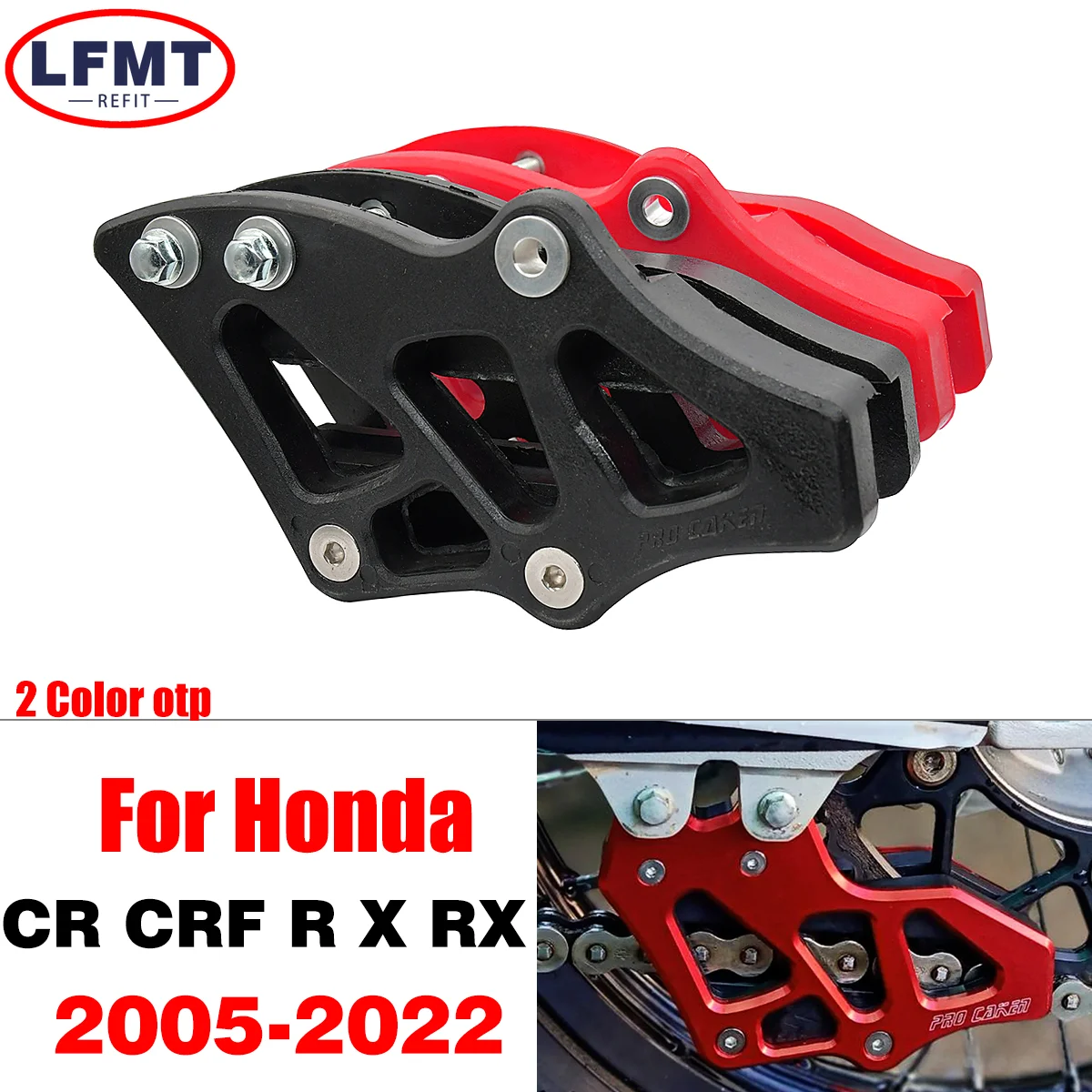 

Motorcycle Plastic Chain Guide Guard For Honda CR125 CRF250RX CRF450X CRF450RX CRF CR CR250 CRF250X CRF250R CRF450R 2005-2022