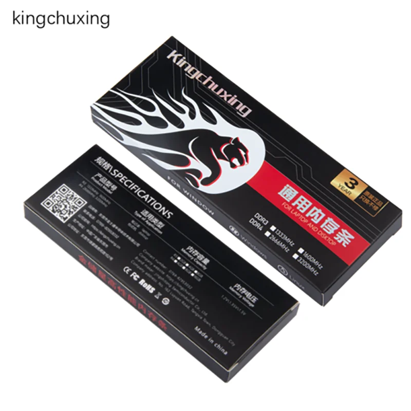 Kingchuxing DDR4 8GB 16GB 32GB RAM Memory 2400MHZ 2666MHZ 3200MHZ U-DIMM RAM for Desktop