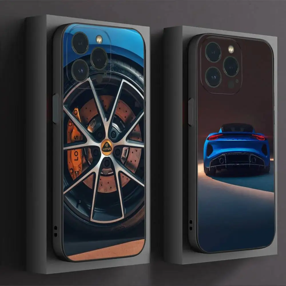 

E-Emira L-Lotus Phone Case For IPhone16 15 14 13 12 Mini 11 Pro XS Max X XR SE5 6 7 8 Plus Soft Silicone Cover