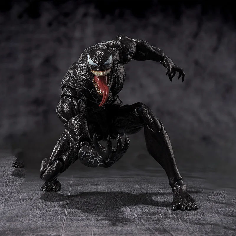 Bandai SHF In shock MARVEL VENOM THE LAST DANCE Figura Kit modello finito Anime Full Action Toy Regalo per bambini set