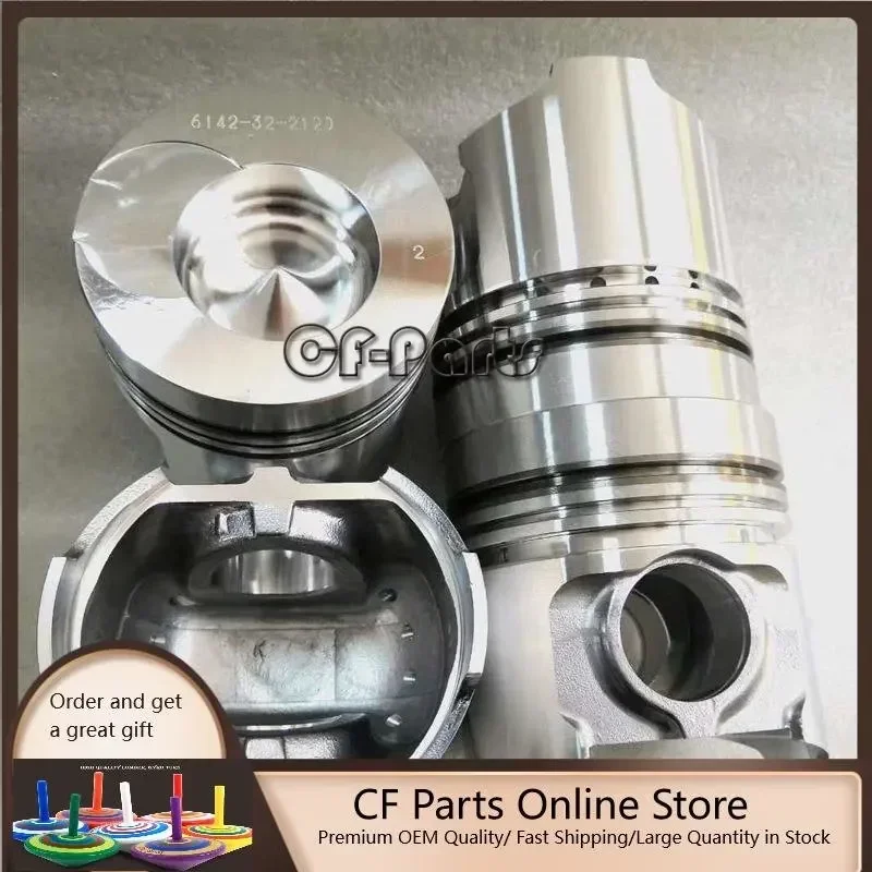

4D94-3 Cylinder Piston 6144-33-2110 For Komatsu Engine