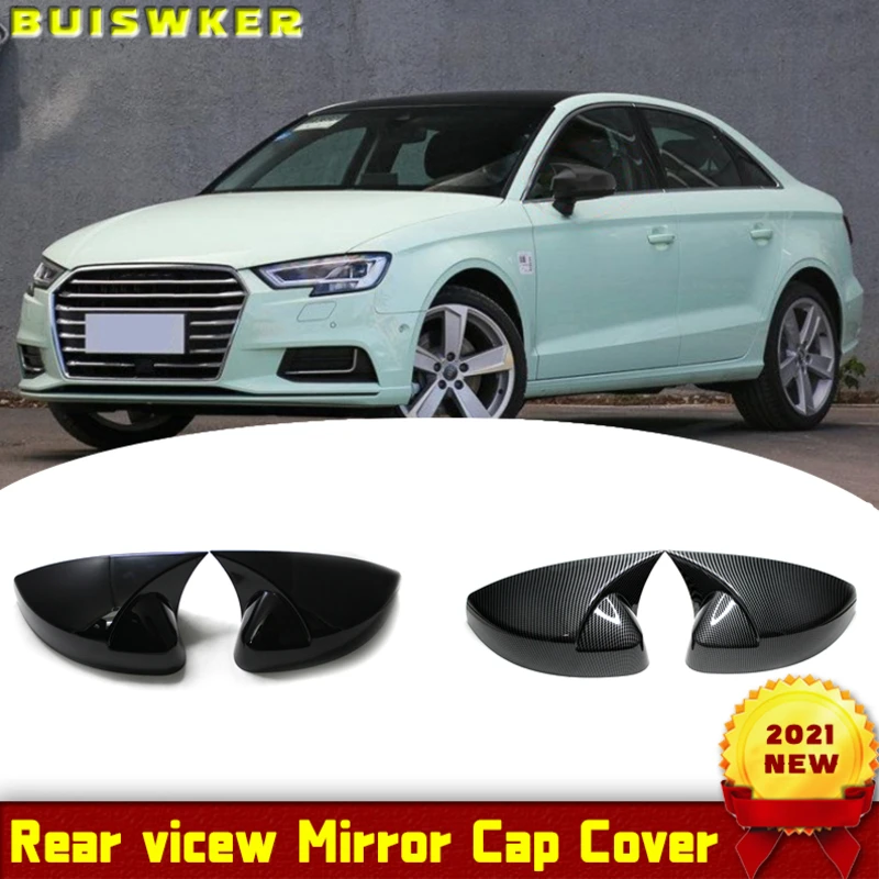 Auto Styling Tür Seite Flügel Rückspiegel Abdeckung Kappe Dekoration Trim Shell für Audi A3 S3 8V RS3 2013 2014 2015 2016 2017 2018