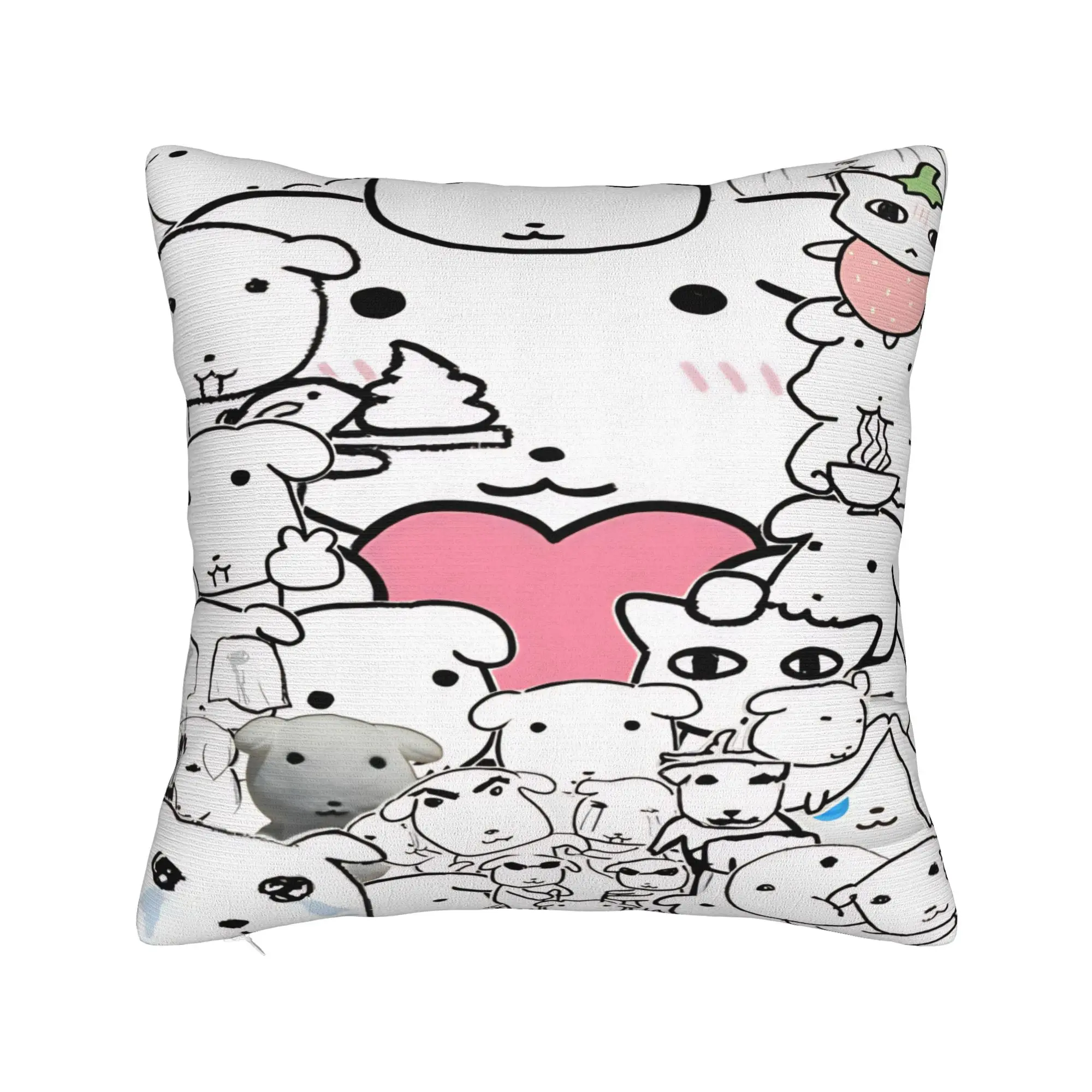 GANADIs Pillowcases Stuff Printing Cushion Cover  Throw Pillow Cover Home Decoration Zippered Multi Size