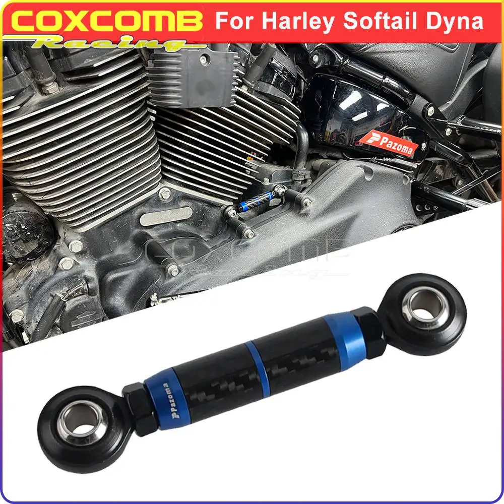 For Harley Dyna Wide Glide Super Glide Softail Street Bob Low Rider Mid Control Gear Shift Linkage Lever Adjustable Shifter Rod