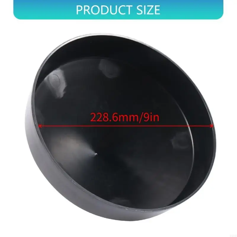 4 قطعة حوض أسود حديث أغطية الرأس 9 قدم مدبب مستدير من الدرجة البحرية عرض مادة النزاهة الهيكلية H9EE #6