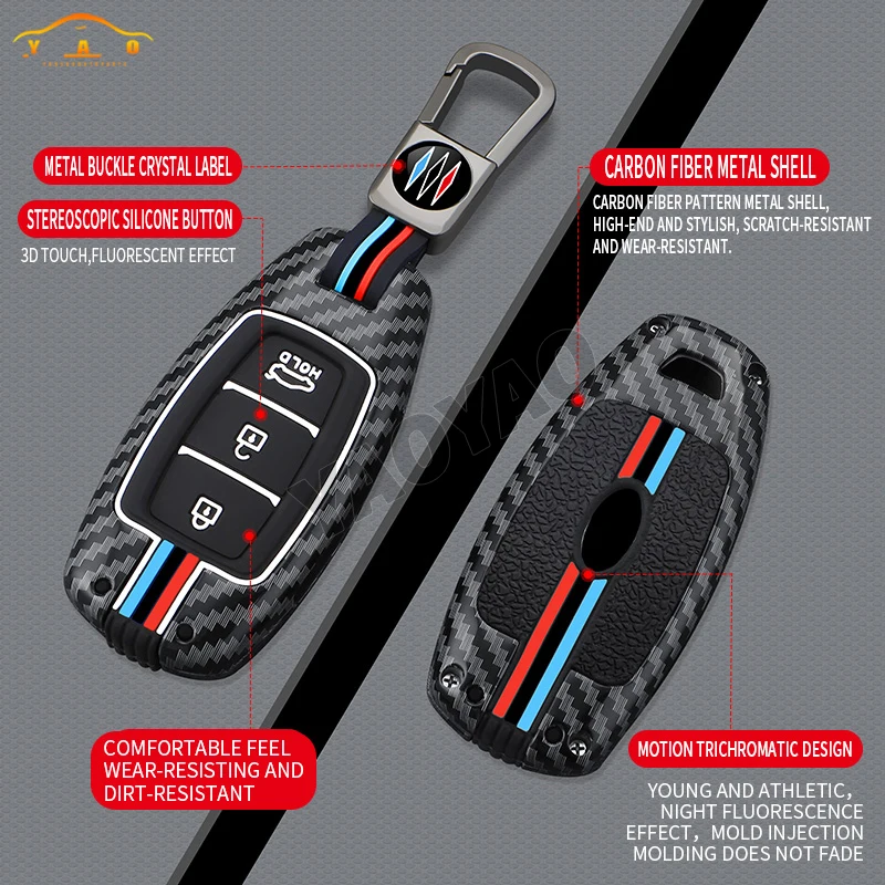 

Fashion Car Key Remote Case Cover Shell Fob for Hyundai I30 Ix35 KONA Encino Solaris Azera Grandeur Ig Accent Santa Fe Palisade
