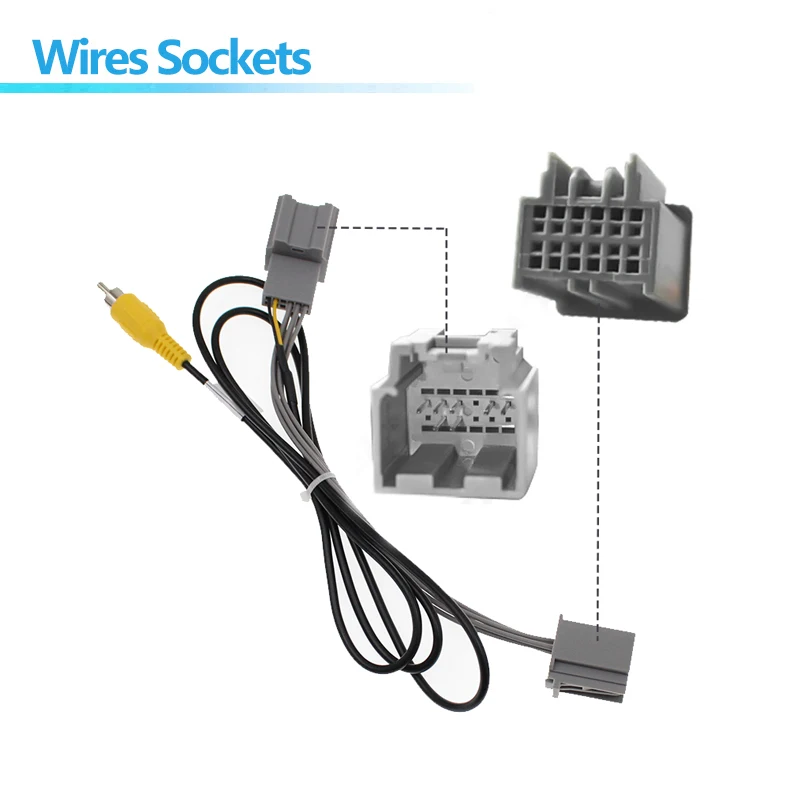 Reverse Camera Output Video Adapter with Wiring Cable for Chevrolet Envision 2014-2017 Original Factory Camera Video Connection