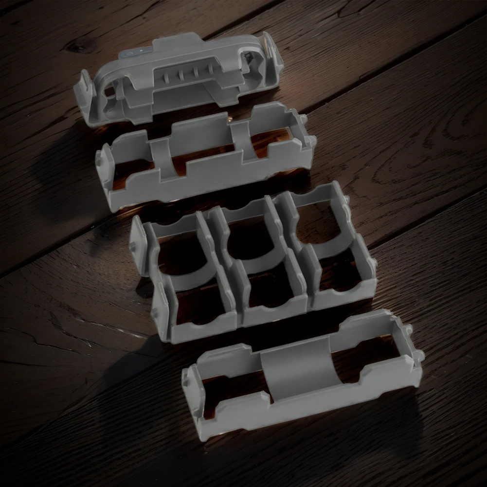 Tactical Modular Battery Box Accessories Battery Holder Battery Organizer Battery Insert for AAA 18650 18350 CR123A Batteries