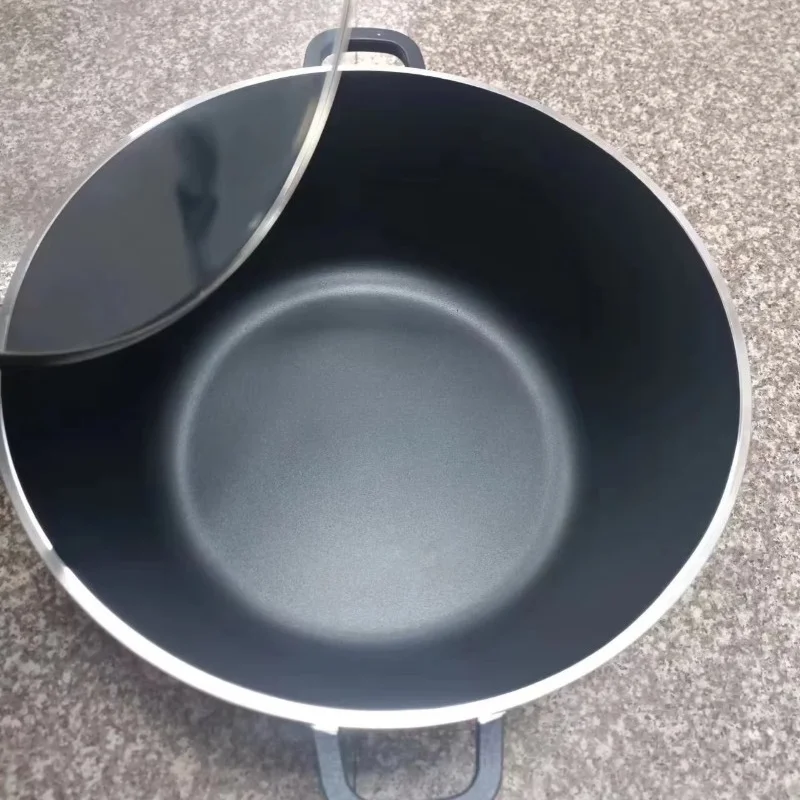 40cm cooking pot, 6PCS non-stick coated aluminum cookware