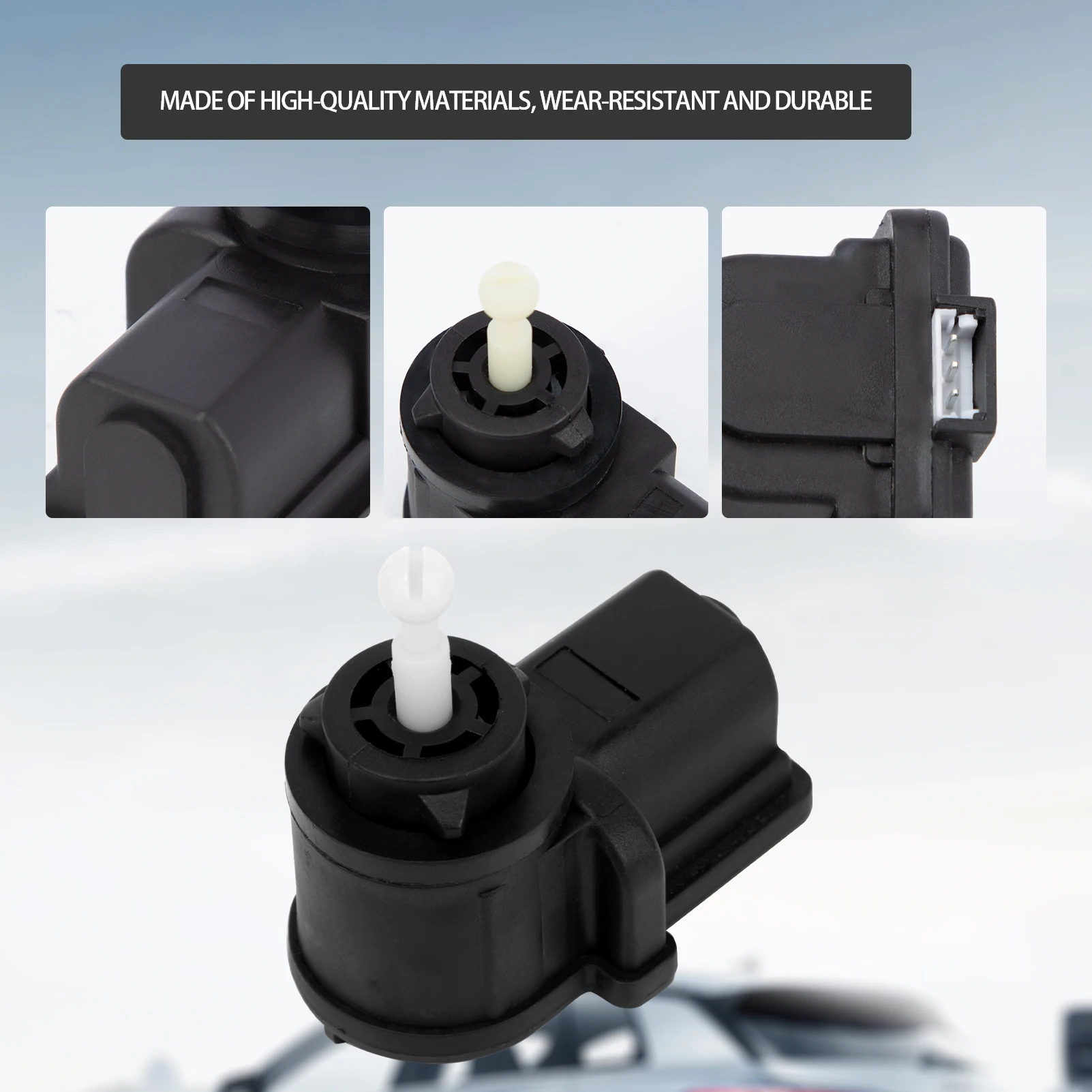 1 Pair Car Headlight Level Adjustment Motor Engine 1J0941295B 1J0941295F 1J0941295C For Audi A2 A4 Q7 VW Lupo Polo Bora Golf Mk4
