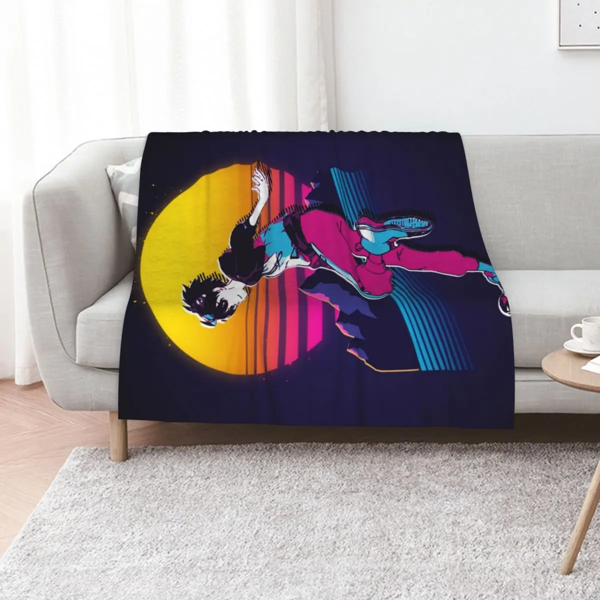 Digimon Survive - Takuma *80s retro* Throw Blanket Summer Polar cosplay anime Flannel Personalized Gift Blankets