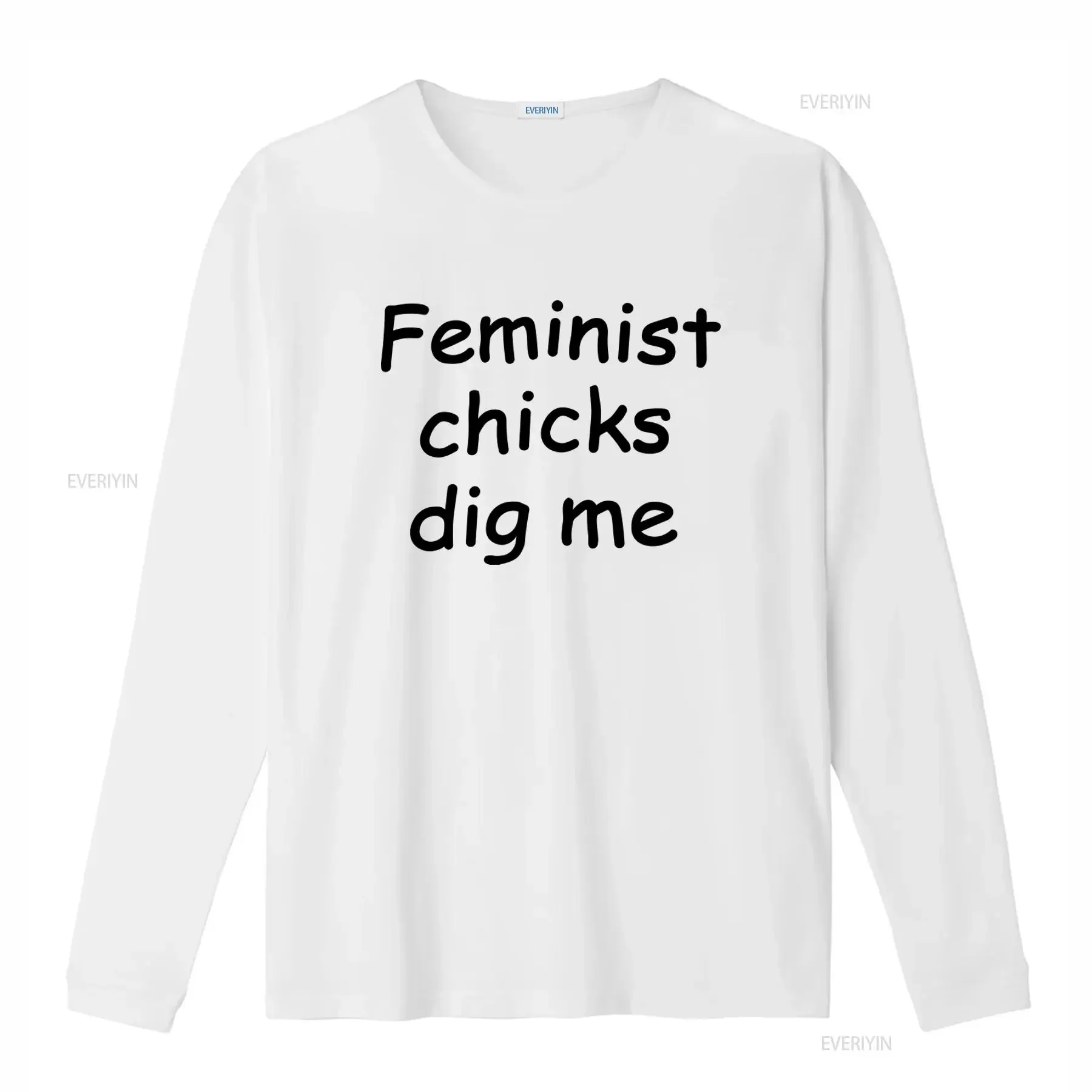 Vintage 90s Feminist Chicks Dig Me T Shirt Size 3Xl vintage Washed Breathable homme Versatile streetwear Comfortable fashion