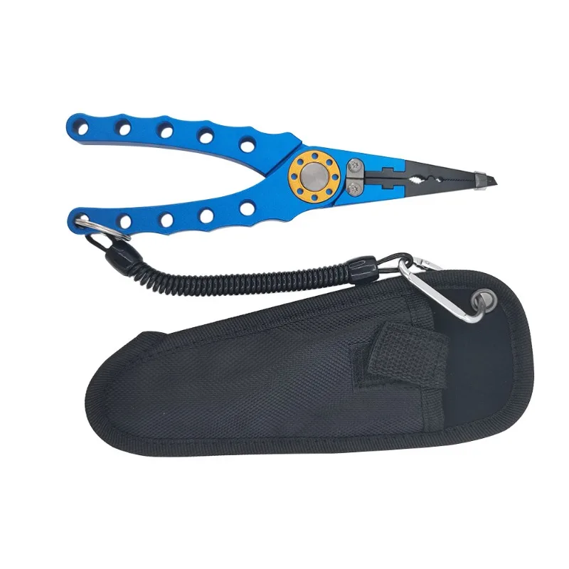 Aluminum alloy luya pliers, fishing pliers, fish control device with missed rope, anti-seawater and anti-rust
