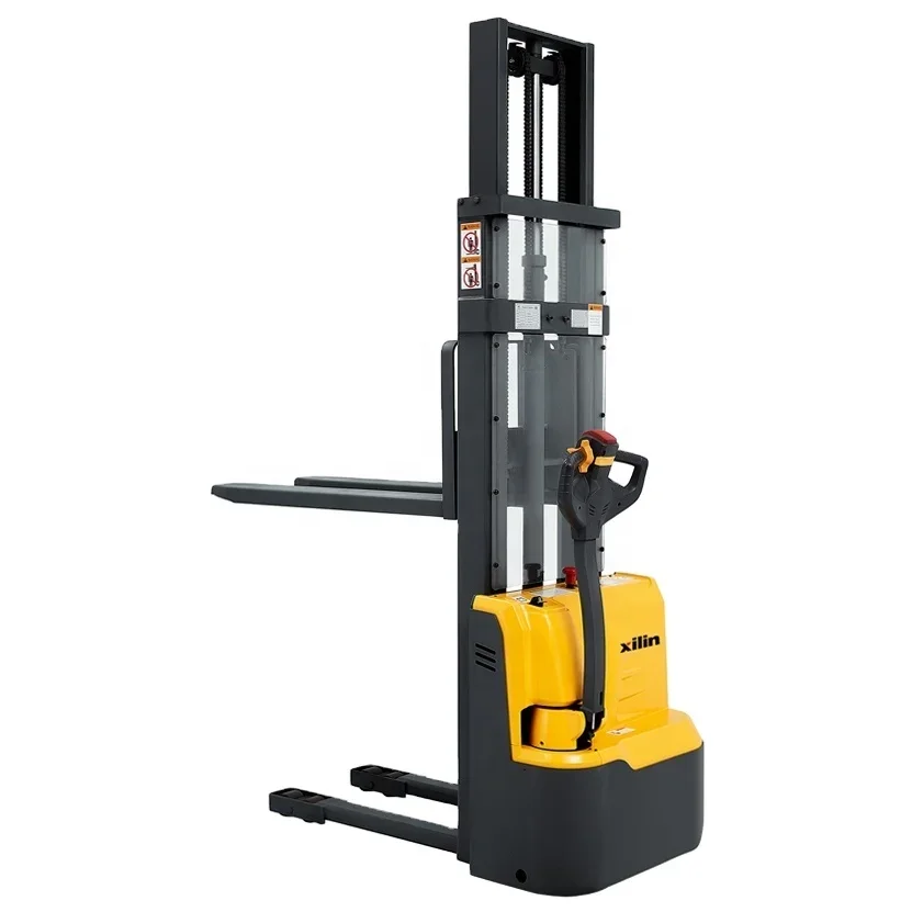 for Xilin Electric lift 1000kg/1200kgs/1500kgs with 1.6-3.5M Walkie pallet Stacker Forklift