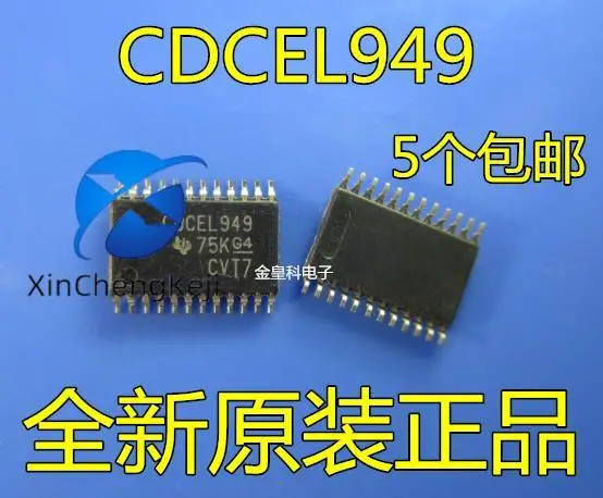 

20 шт. оригинальный новый CDCEL949PW TSSOP24 CDCEL949 тактовый синтезатор элиминатор