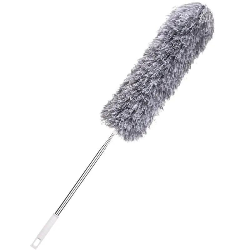 280CM Long Handle Telescopic Microfiber Duster Bendable Extendable for Home Office High Place Cobweb Cleaning