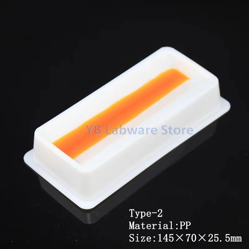20pcs/lot 50ml Plastic Transfering Liquid Box PP Sample Add Tray for Laboratory Multichannel Pipettor Experiment