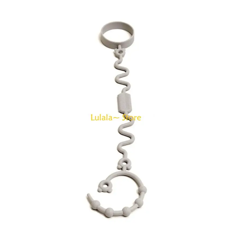 y4qa baby anti-drop strap silicone pacifier chain toy toy toy hanging rope lanyard