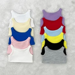 1PC 10/15/20cm Labubu Clothes Cute Mini Plush Doll's Outfit Accessories Tank Top Sleeveless T-shirt for Dolls Fans Gift