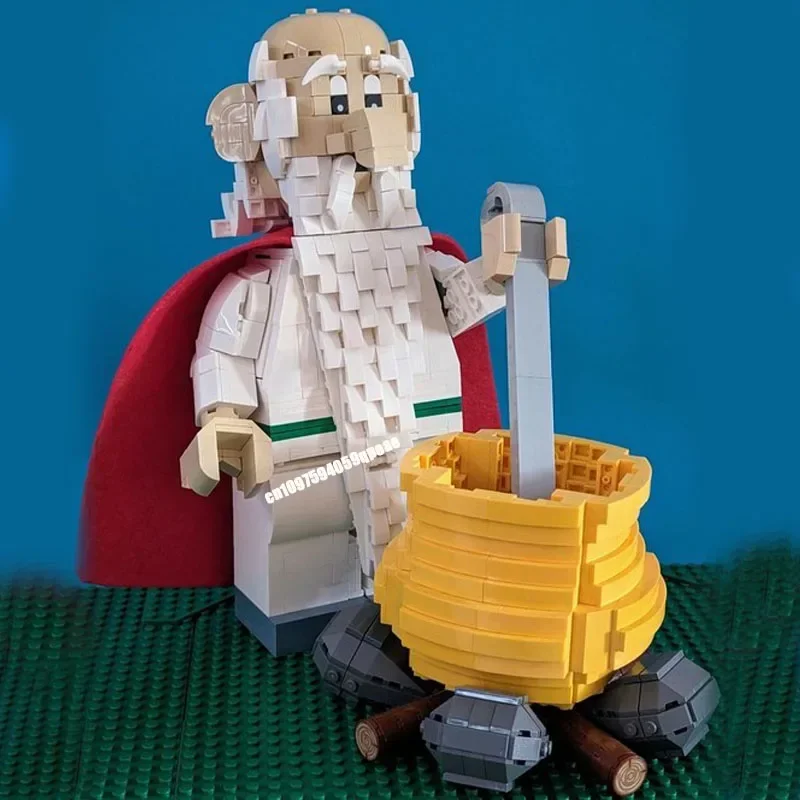 Nieuwe 1970PCS Beroemde Asterix Cartoon Serie Karakter Moc Mega Model Aangepaste Puzzel Diy Creatieve Ideeën Kid Speelgoed Verjaardagscadeau
