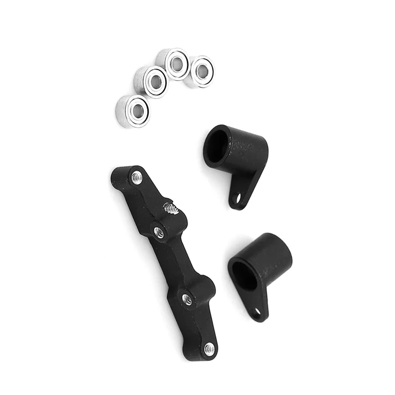 CYGJ-RC Auto Upgrade Stuurcombinatie Kit Voor LOSI 1/24 Micro-B RC Auto Upgrade Accessoires Zwart