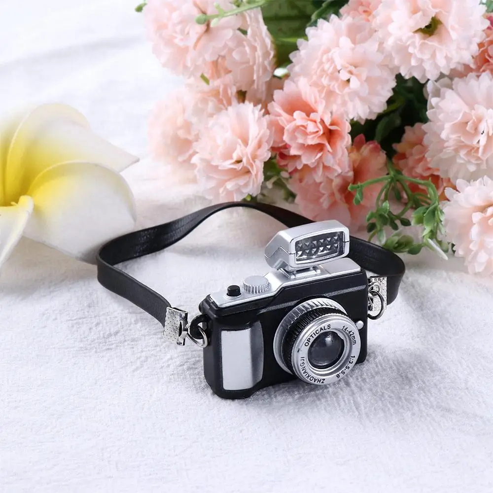 Decals 1/6 Doll BJD Plastic  Retro Doll SLR Camera Dollhouse Miniature Camera Miniature Digital Camera Mini Doll Camera