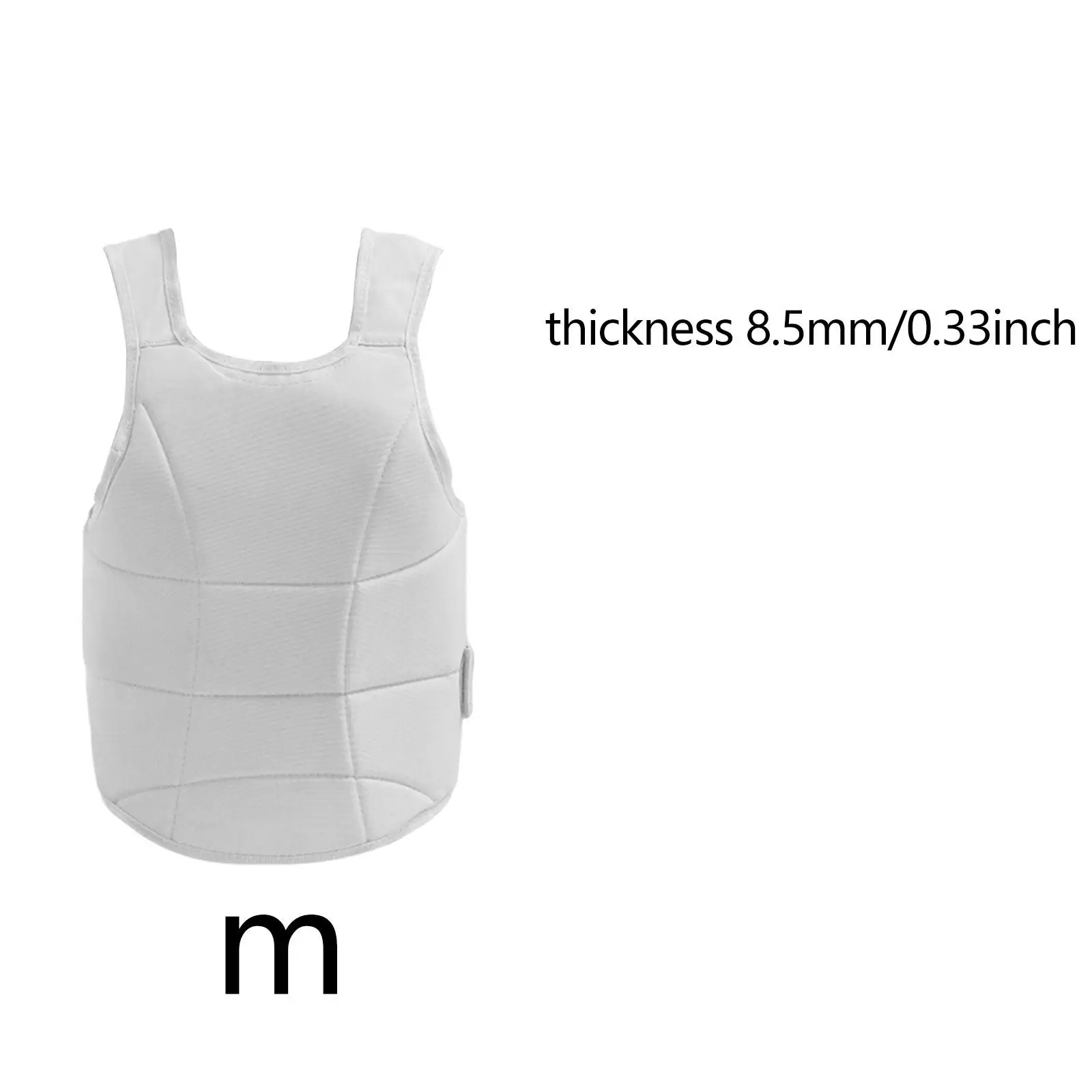 سترة درع متعددة الأغراض لحماية الصدر من جلد البولي يوريثان لمسابقات التايكوندو كيك بوكسينغ #6