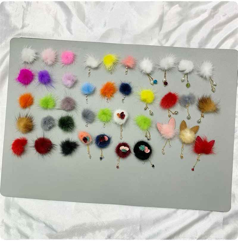 

10 шт. магнитные помпоны для ногтей, съемные нечеткие шариковые подвески на зимнюю тематику для прессования ногтей, маникюр «сделай сам»