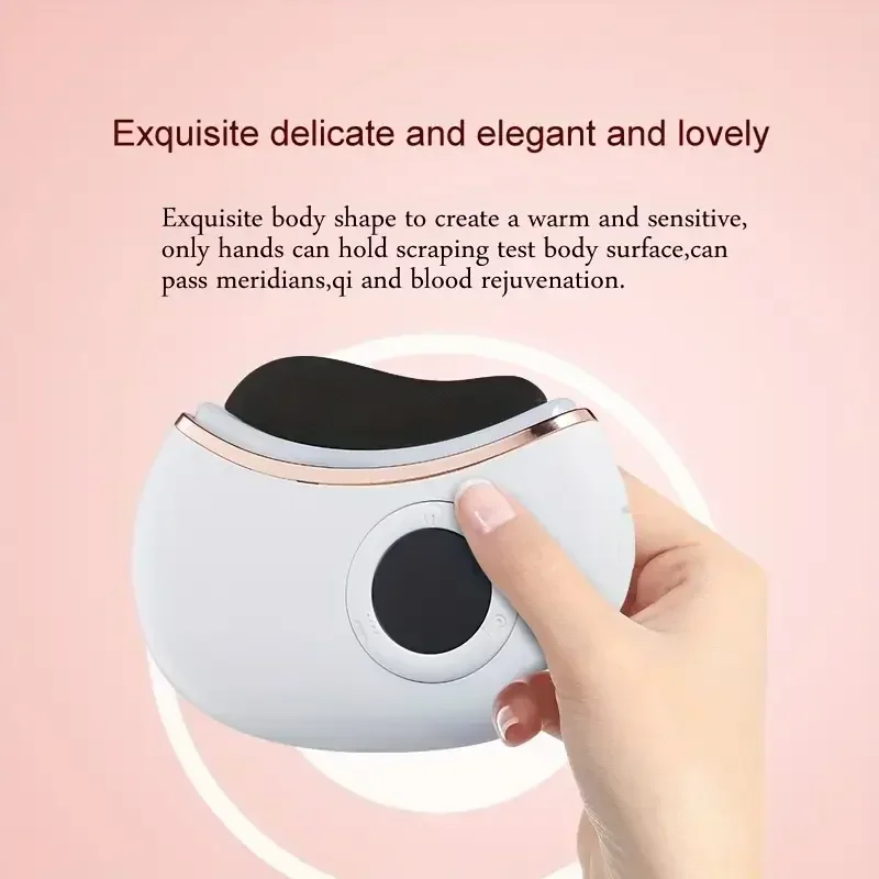 جهاز تدليك كشط كهربائي لجمال الوجه مع تسخين ذكي للاسترخاء في الزوال وعلاج الزوال وتجديد شباب الجلد
