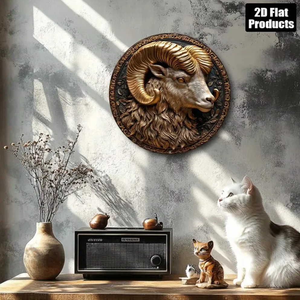 "Sheep Theme Round … - image