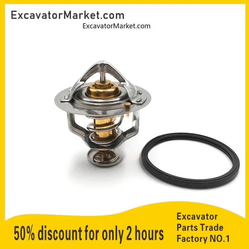 

Excavator Spare Excavator Kobelco SK SK200 210 250 260-8 Thermostat Hino J05e Engine Thermostat Accessories