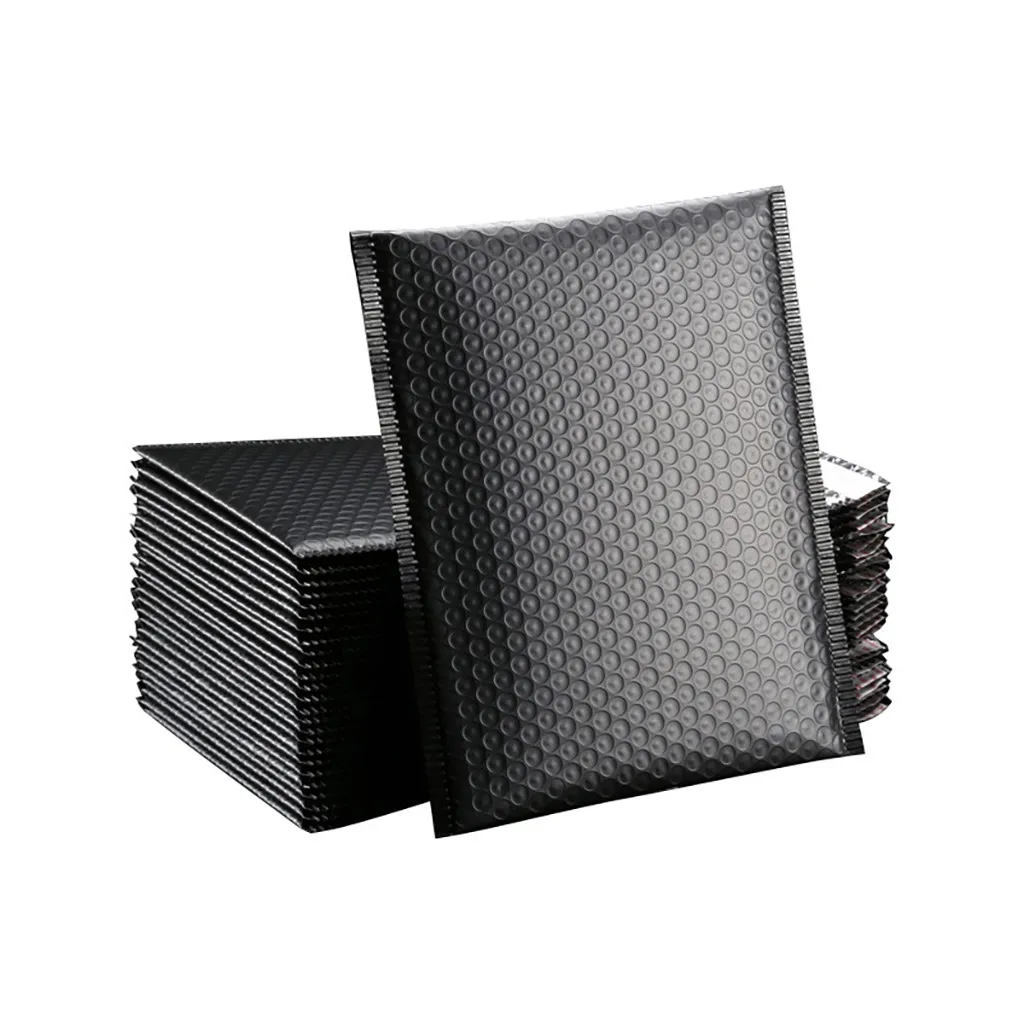 50-200PCS Bubble Mailers Black Foam Envelope Bags Self Seal Mailer Padded Envelopes Bag Bubble Mailing Bag Shipping Packages Bag